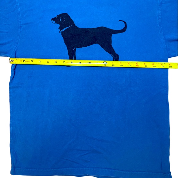 The Black Dog men’s size Small short sleeve tshirt blue /Black lab - Picture 4 of 8